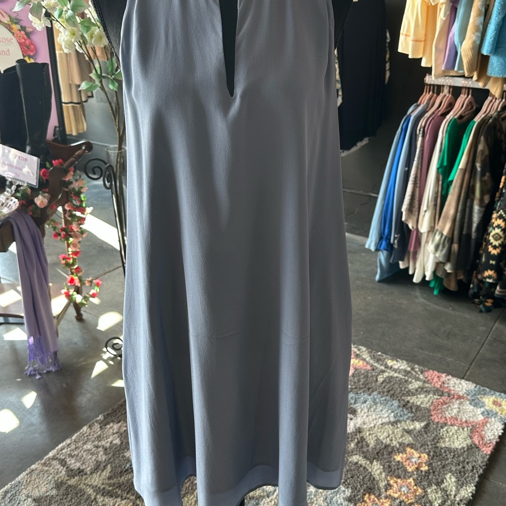 Lavender Brown Midi Dress - Purple